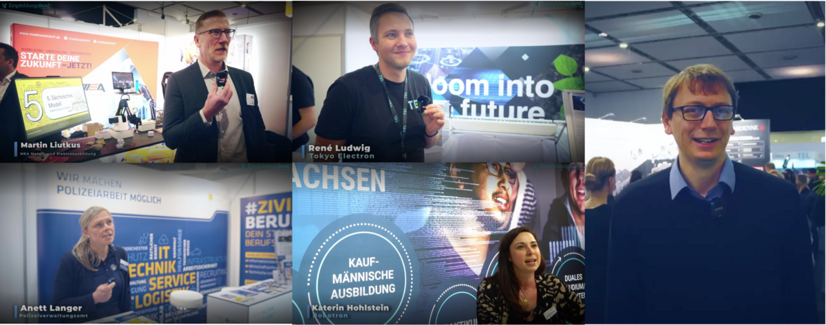 Videostimmen aus dem Recruiting-Alltag – Empfehlungsbund vor Ort auf der KarriereStart